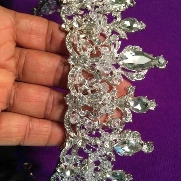 COPY - bridal head band one size - Picture 3 of 8